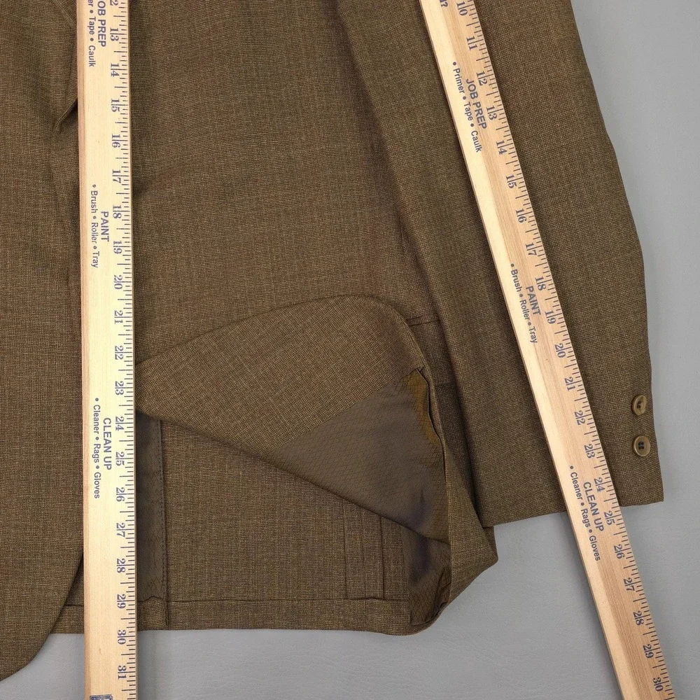 Vintage Towncraft Blazer Mens 42R Brown Check 3 Button Mod Ivy 60s Penneys‎